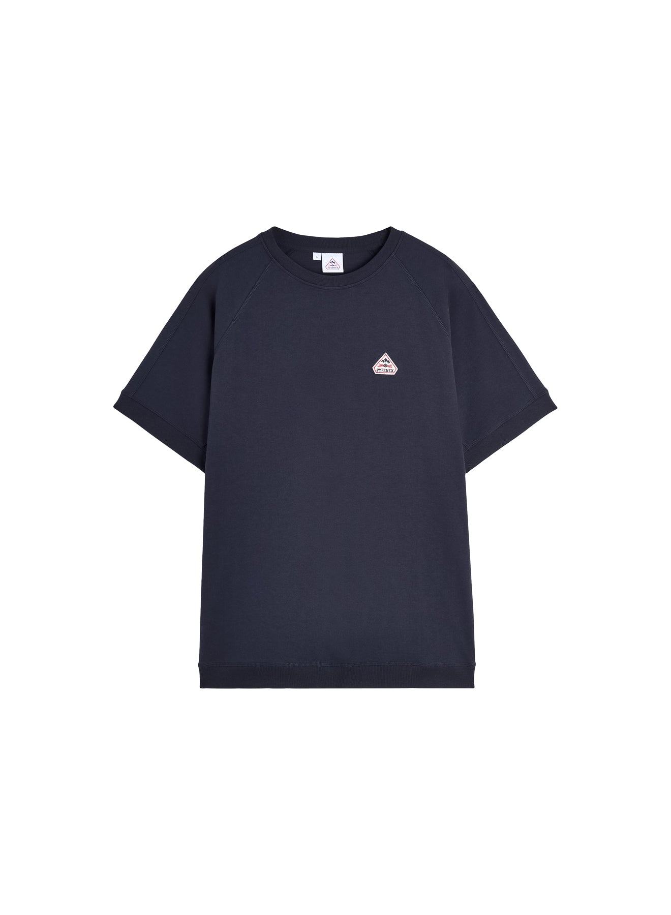 pyrenex-t-shirt-peak-unisexe-bleu-fonc-coton-bio-pais image 7