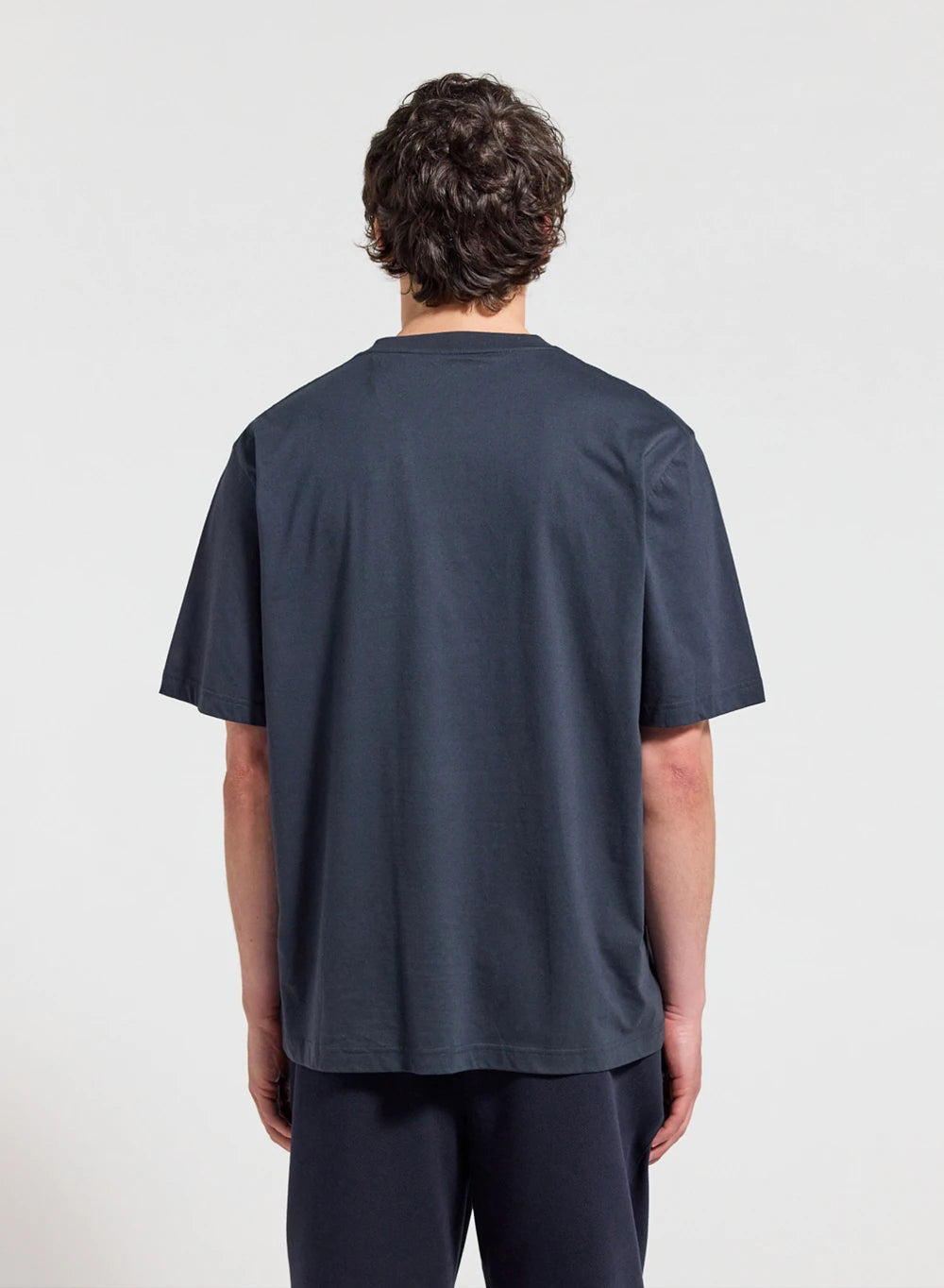 pyrenex-classic-t-shirt-unisexe-coton-bio-bleu-marine image 4