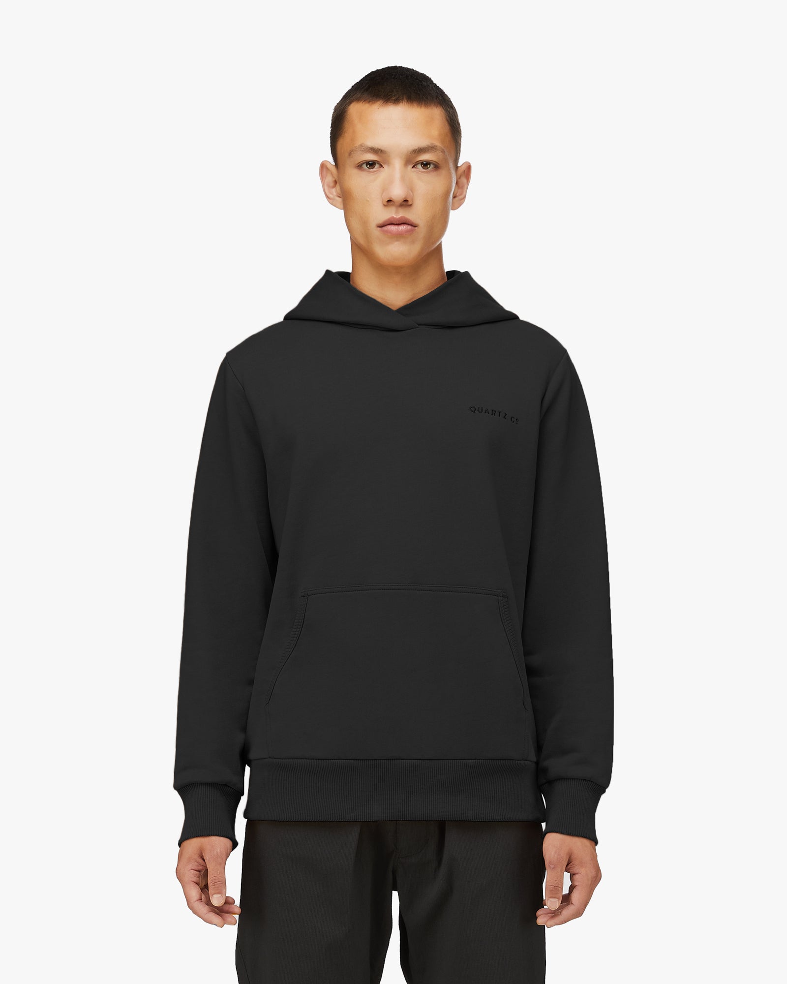 quartz-co-davis-sweat-capuchon-coton-bio-col-enveloppe image 2