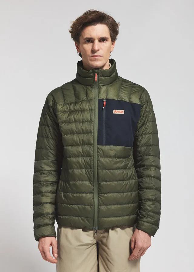 pyrenex-path-doudoune-l-g-re-unisexe-en-duvet-khaki image 1
