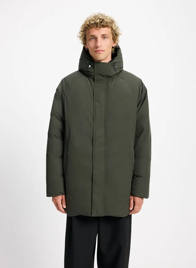 pyrenex-spark-parka-capuche-homme-duvet-naturel-khaki image 1