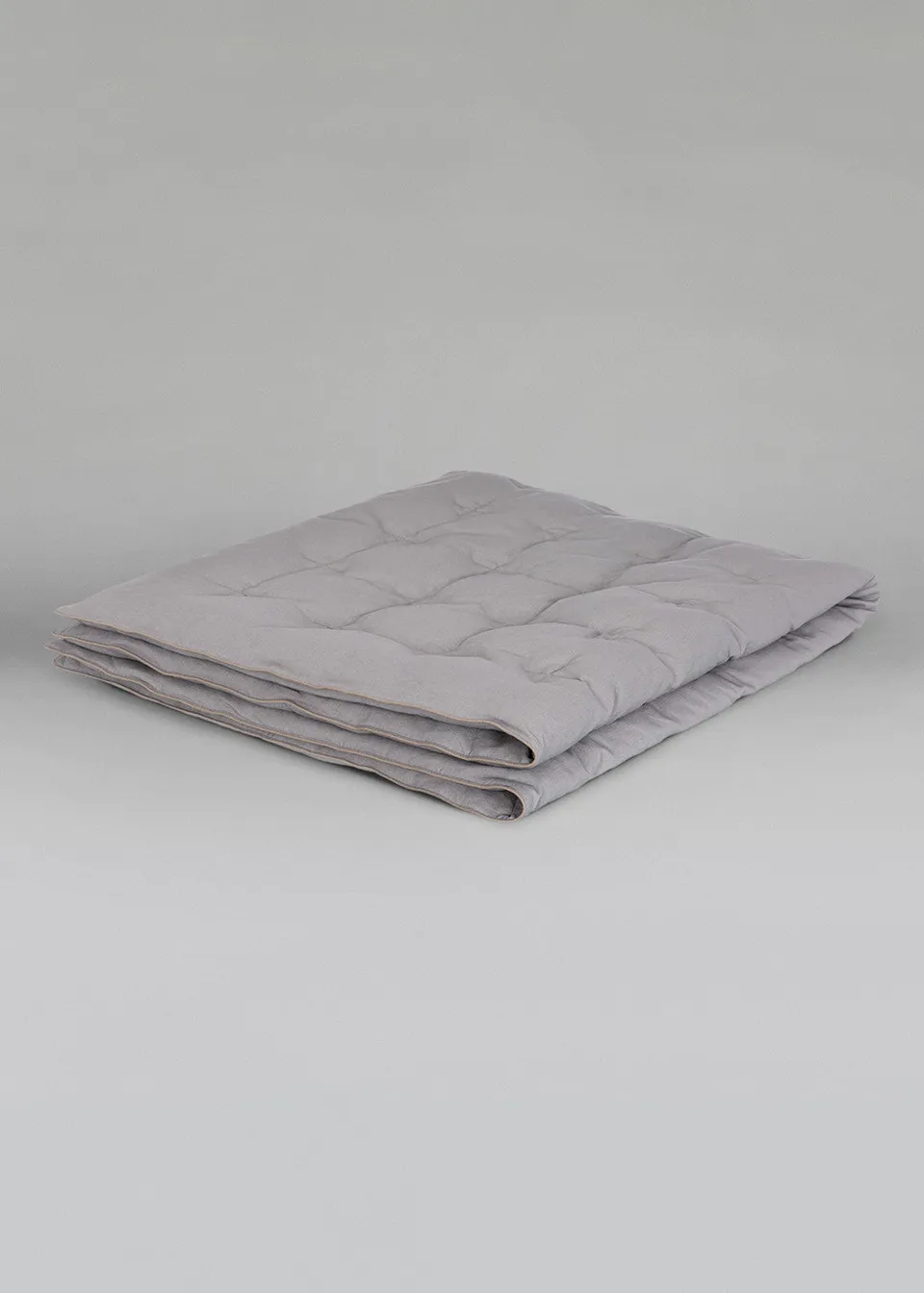 pyrenex-biarritz-plaid-bleu-gris-coton-lin image 1