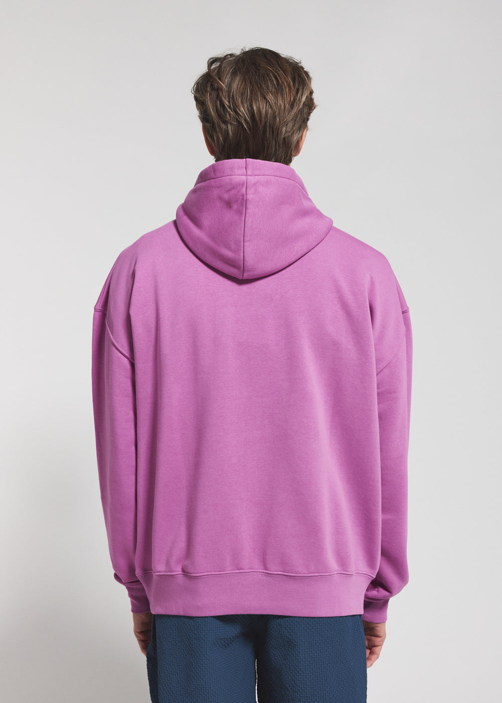 pyrenex-sierra-pullover-unisexe-capuche-coton-bio-violet image 4