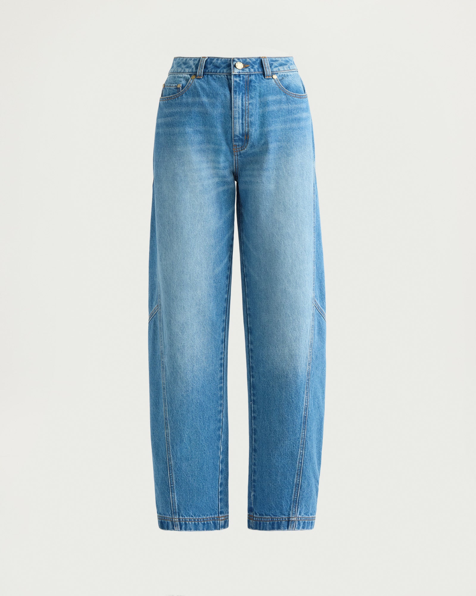 kanuk-garnier-jean-taille-haute-jambe-large-femme image 2