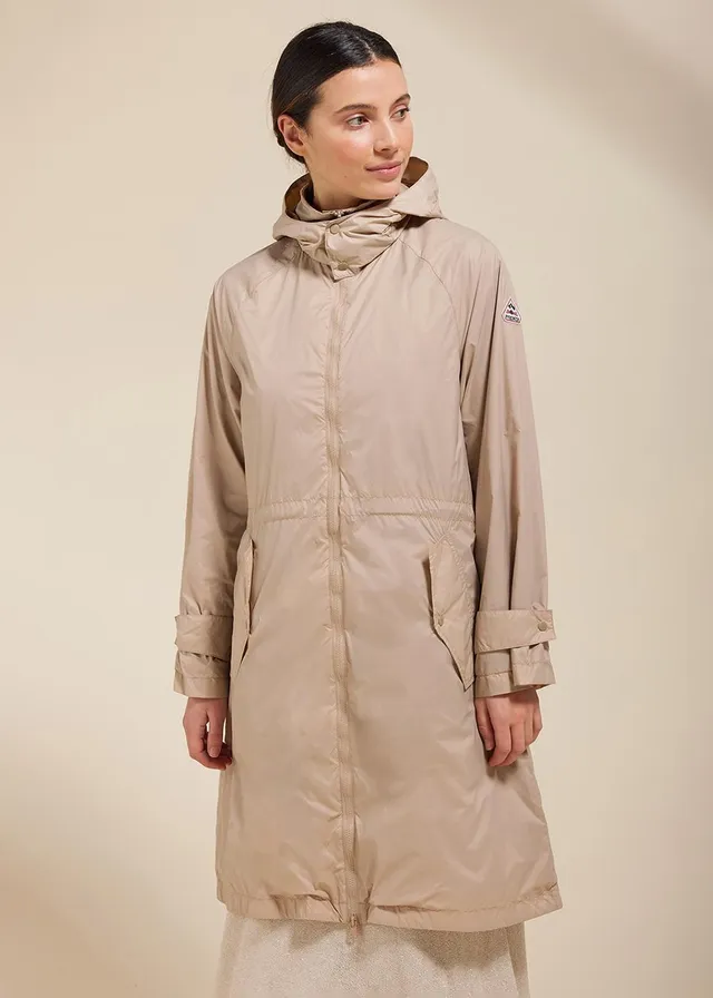 pyrenex-ariane-coupe-vent-long-femme-cuban-sand image 1
