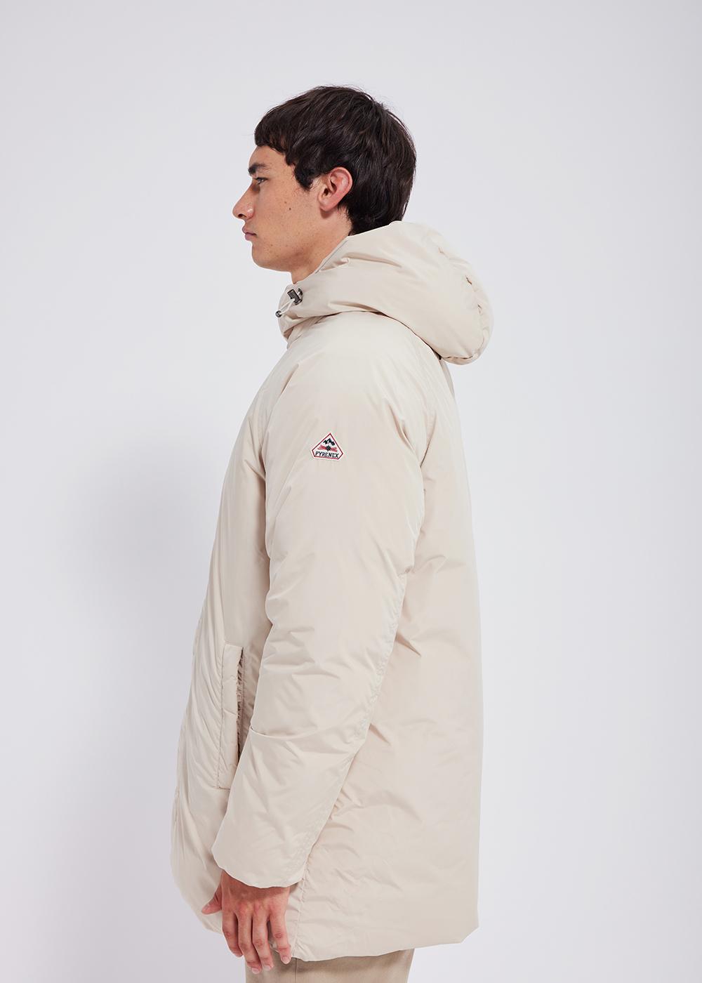 pyrenex-spark-parka-capuche-homme-brown-rice image 3