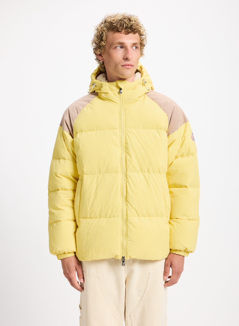 pyrenex-retro-sten-doudoune-unisexe-jaune-pastel image 1