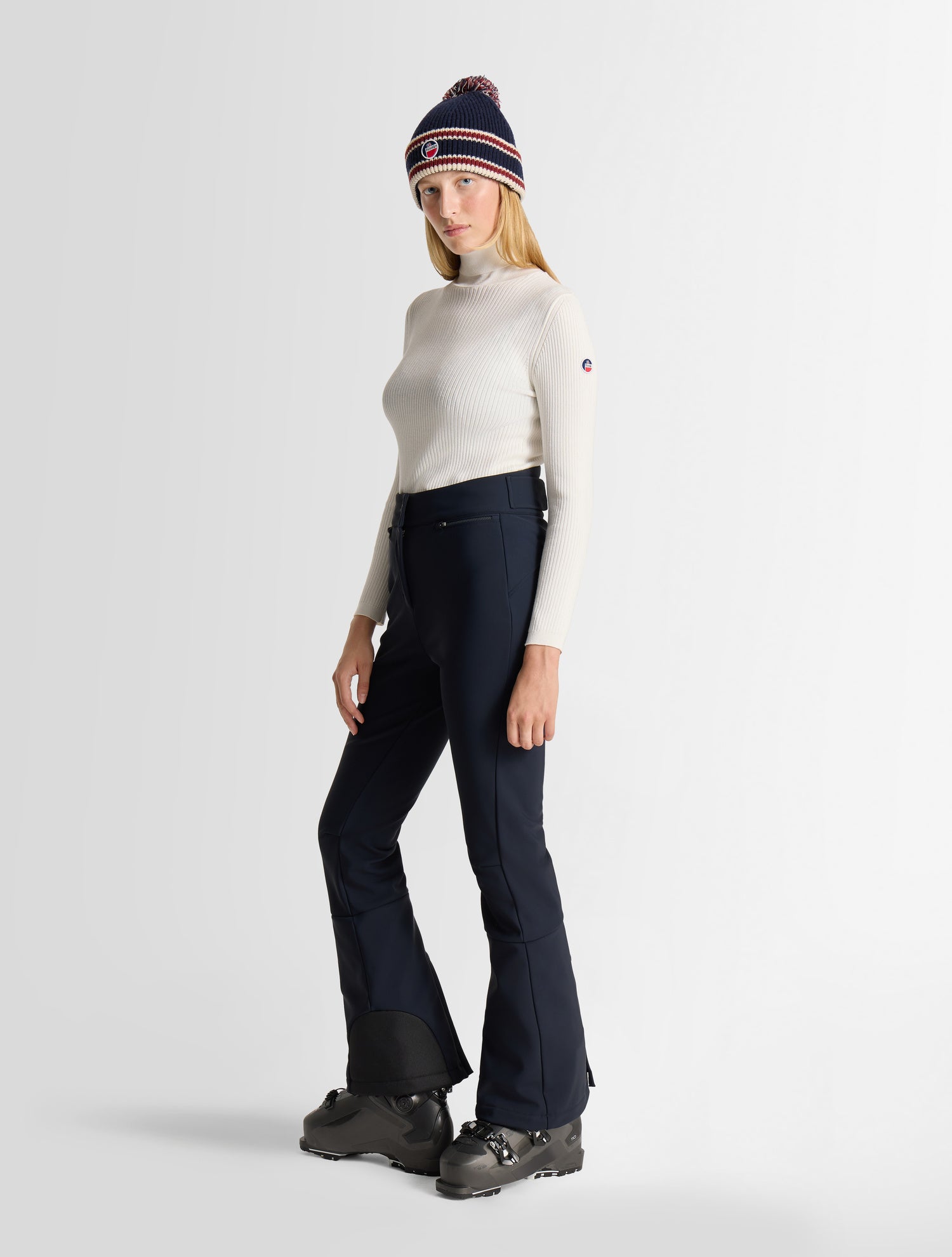 fusalp-fuseau-de-ski-pixilae-femme-softshell-taille-haute image 2