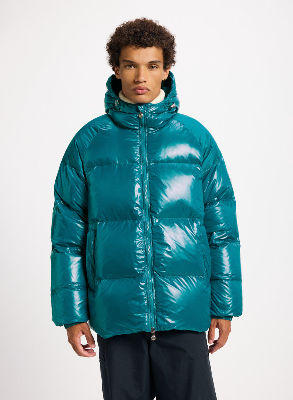 pyrenex-sten-doudoune-unisexe-capuche-bleu-turquoise image 2