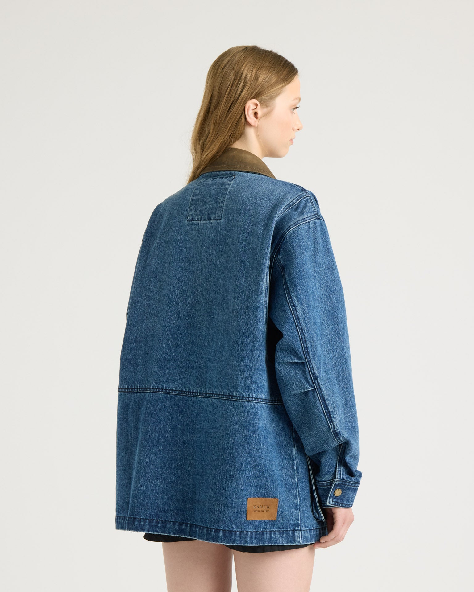 kanuk-kildaire-veste-en-denim-homme-col-nubuck-poches image 4
