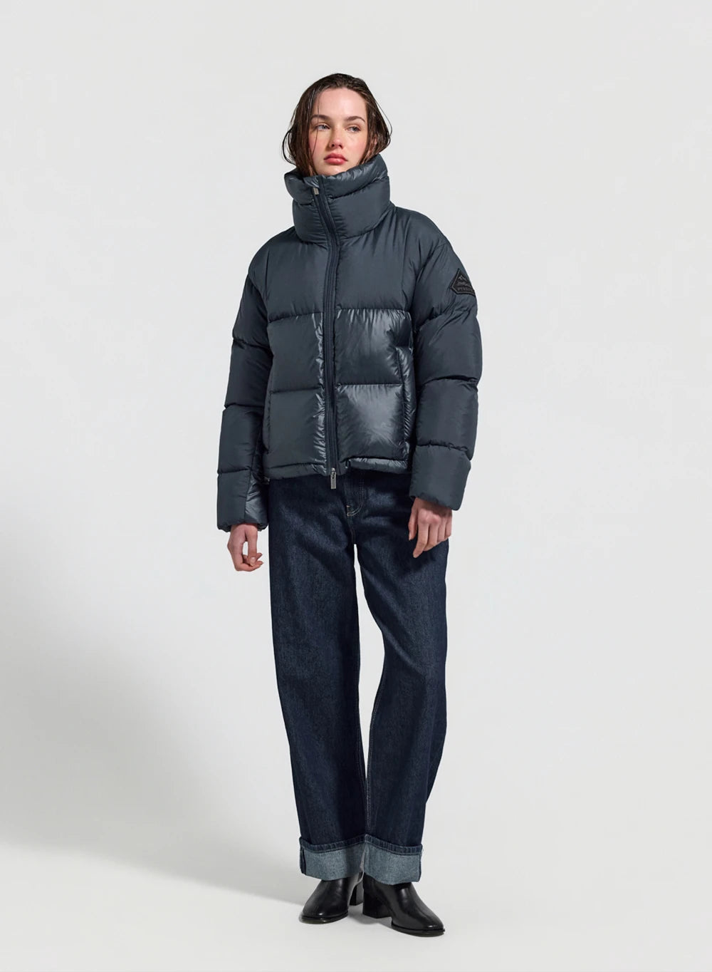 pyrenex-cezy-doudoune-courte-femme-bleu-fonc image 2