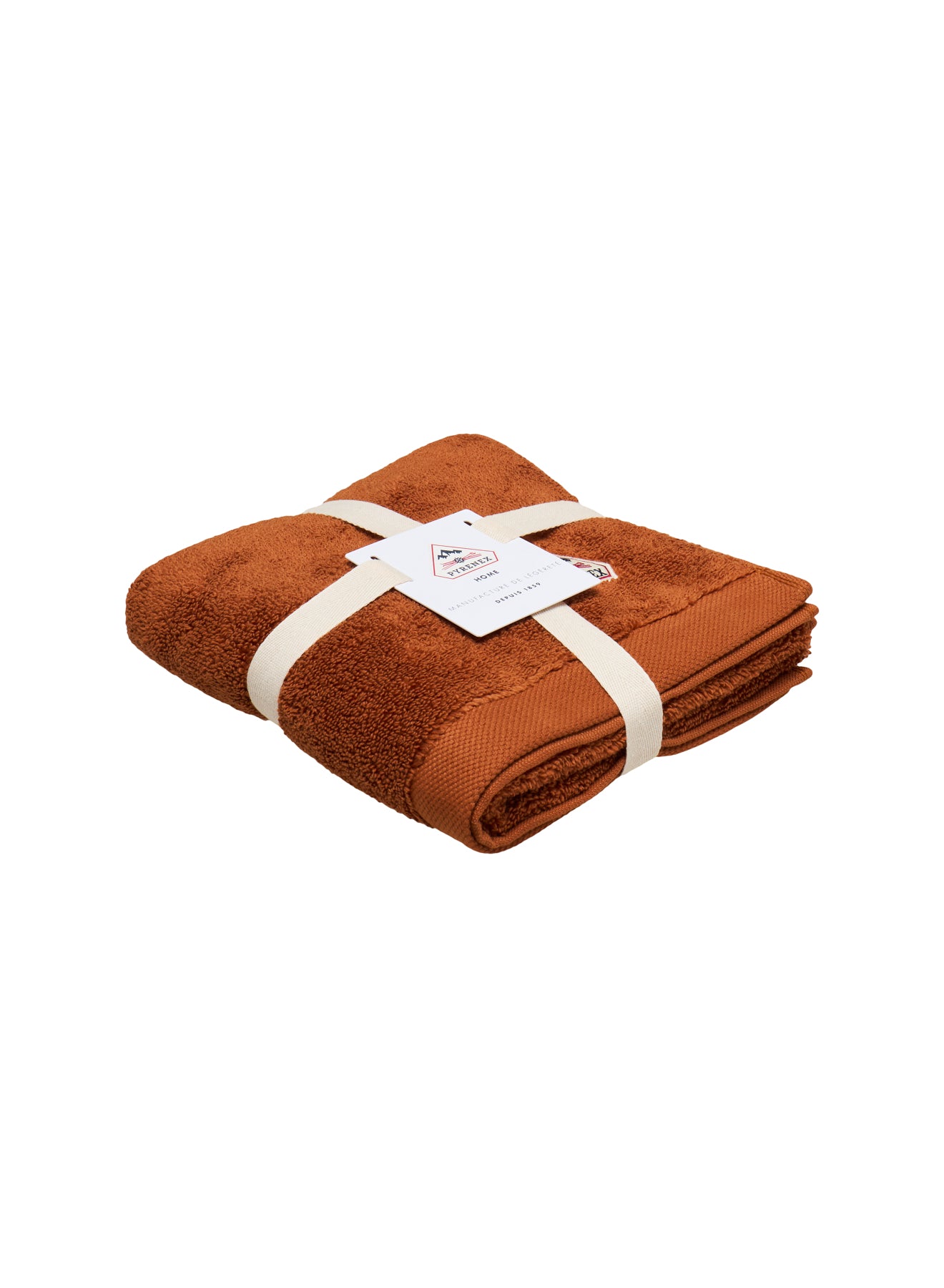 pyrenex-hana-serviette-de-toilette-terracotta-600g-m image 7
