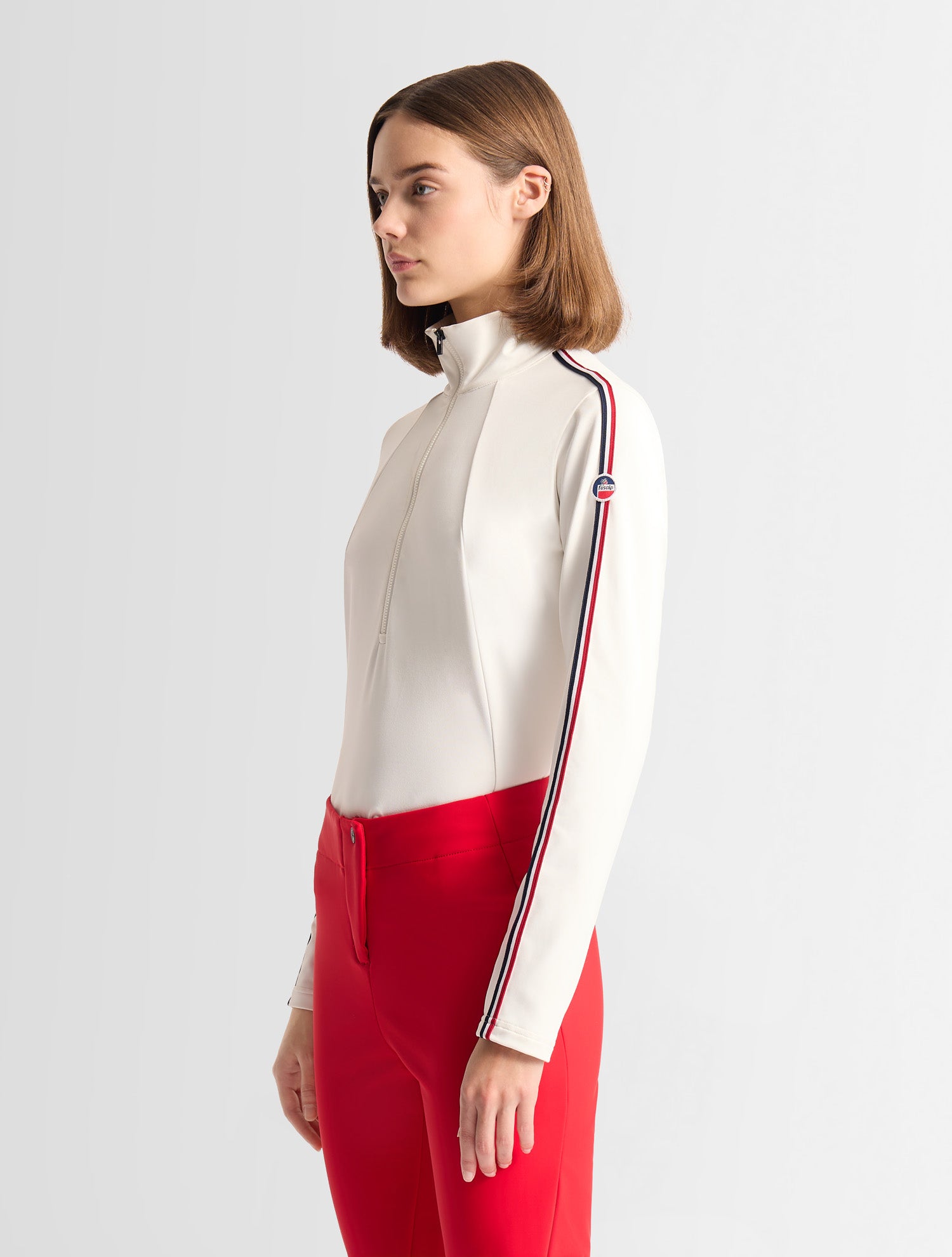 fusalp-sous-pull-stellia-top-col-montant-powerstretch-gratt image 2