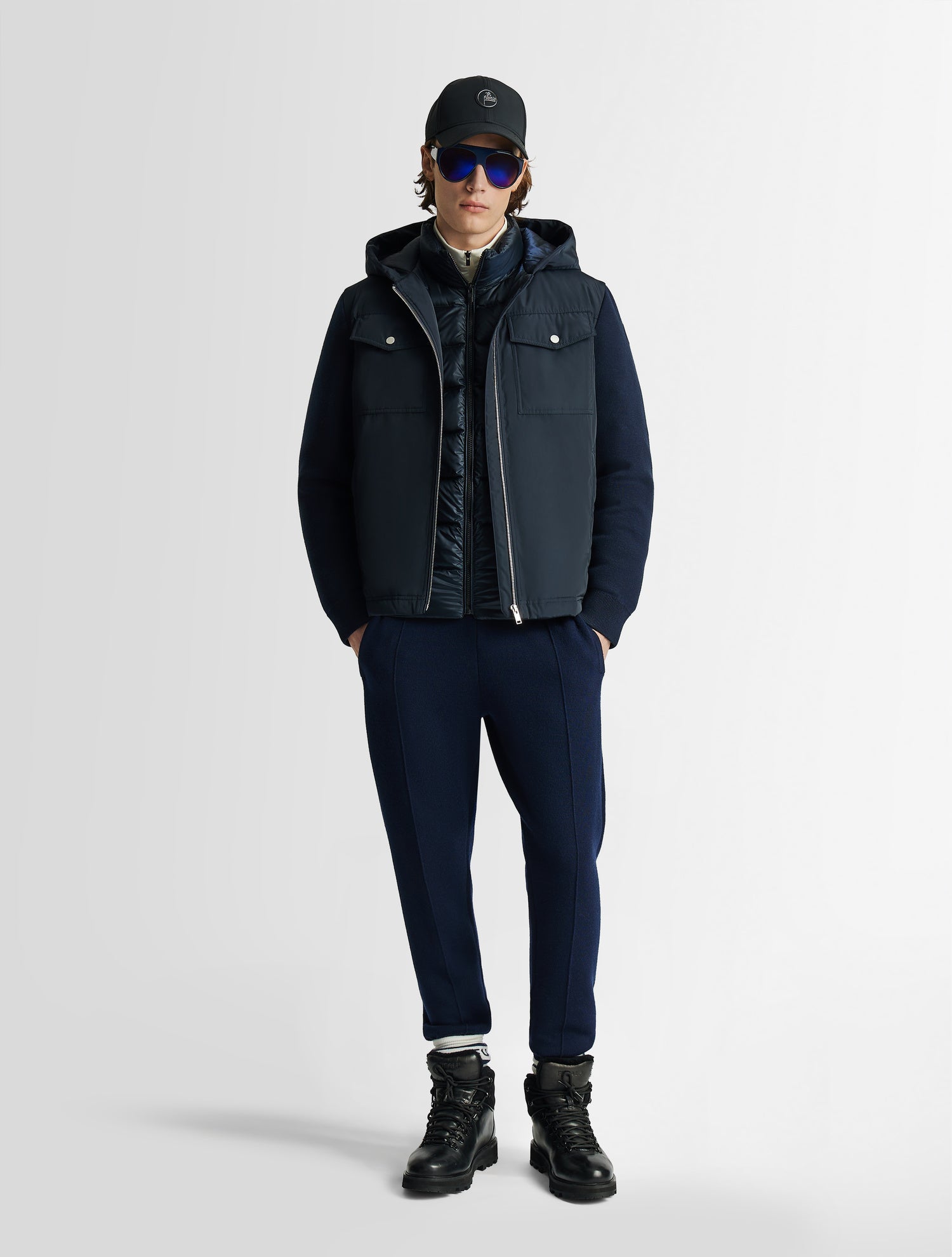fusalp-veste-beveo-femme-technique-manches-laine-m-rinos-capuche image 1
