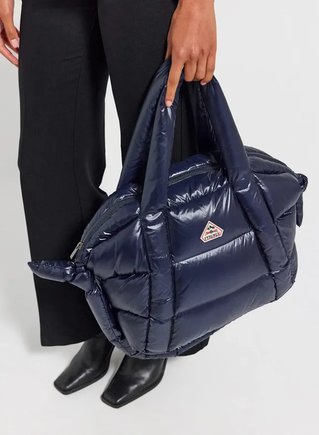 sac-cabas-pyrenex-hollow-matelass-duvet-bleu-marine image 1
