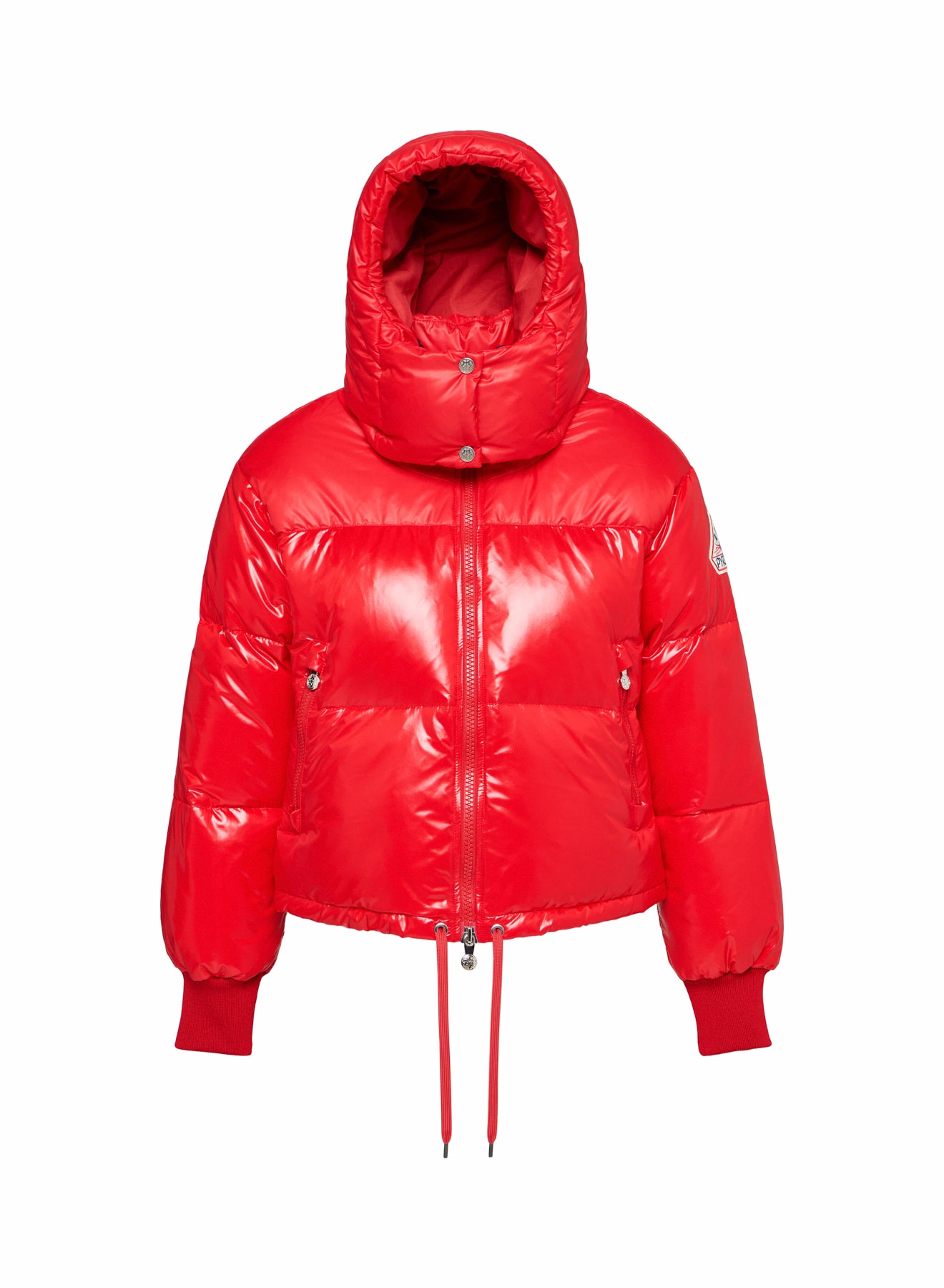 pyrenex-altic-doudoune-courte-capuche-femme-rouge image 6