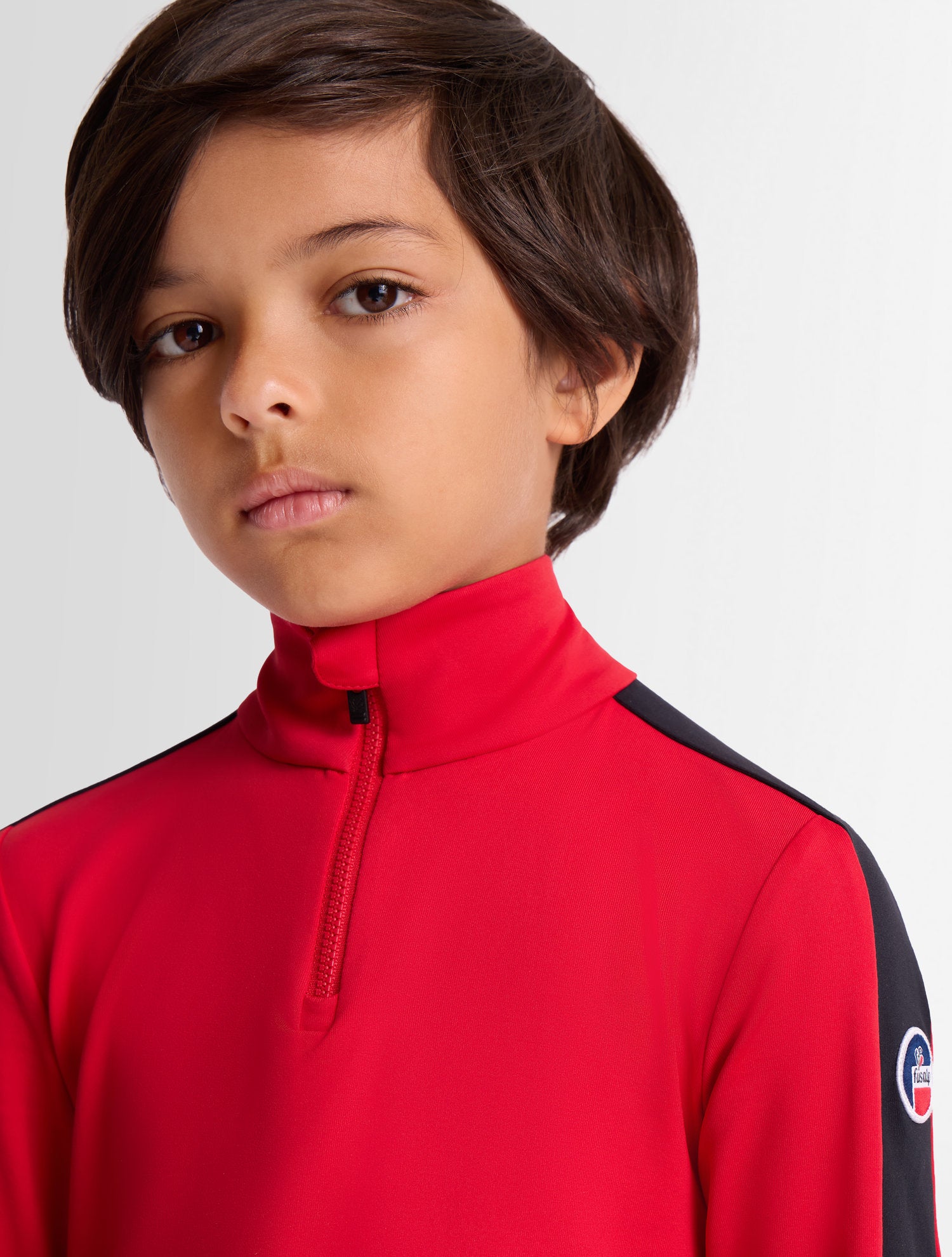 fusalp-sinope-sous-pull-enfant-powerstretch-demi-zip image 4