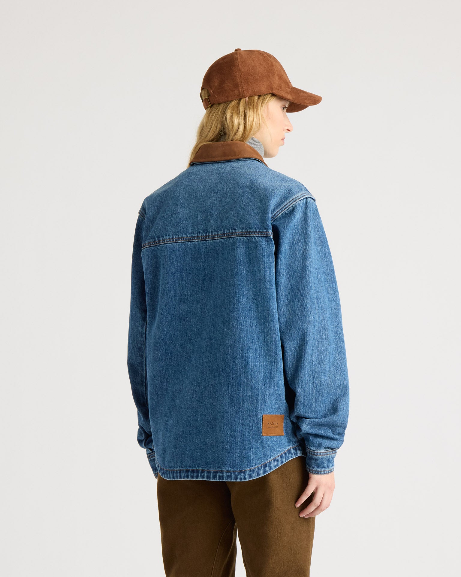 kanuk-brisebois-surchemise-en-jean-et-nubuck image 8
