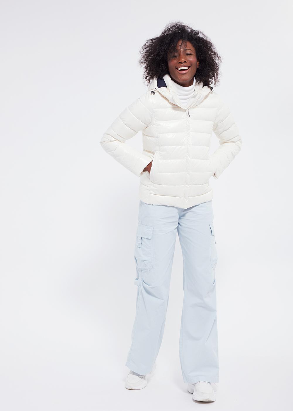 pyrenex-spoutnic-shiny-doudoune-brillante-femme-milk image 1