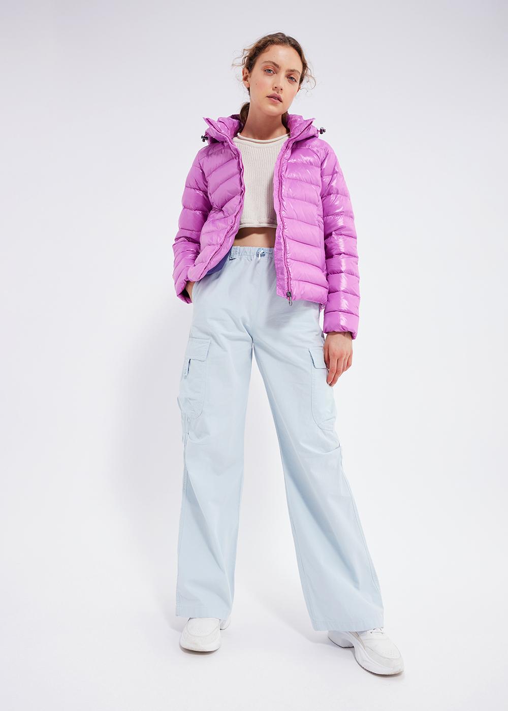 pyrenex-spoutnic-doudoune-brillante-femme-fuchsia image 1