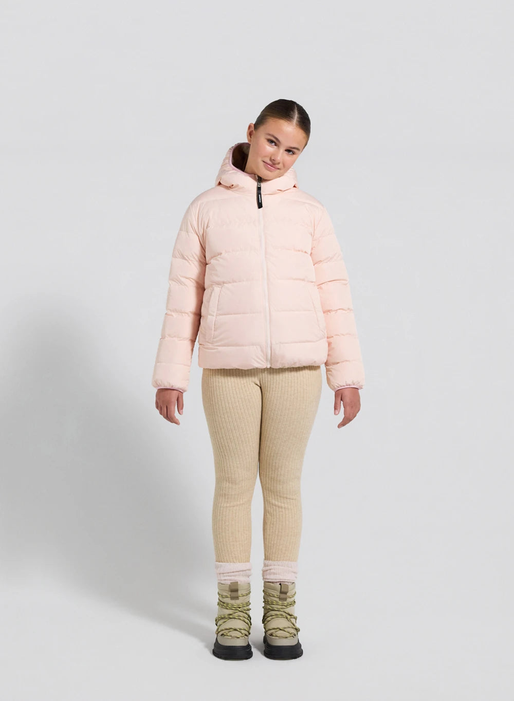 pyrenex-keylinn-doudoune-r-versible-enfant-rose-clair image 3
