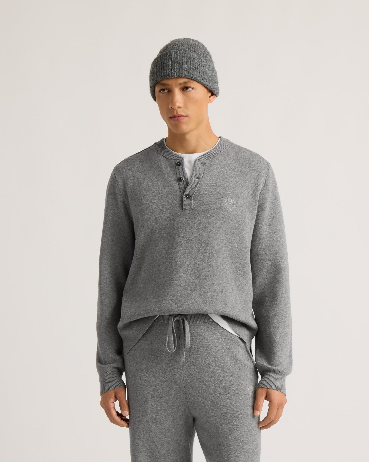 kanuk-roxton-henley-en-maille-homme-3-boutons image 1