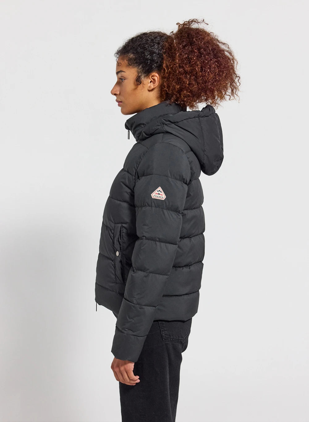 pyrenex-spoutnic-doudoune-femme-noire-capuche-amovible image 3