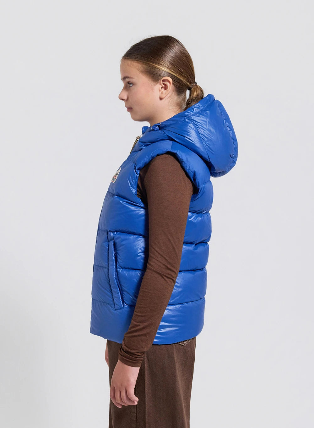 pyrenex-john-gilet-doudoune-sans-manches-enfant-capuche-bleu image 8