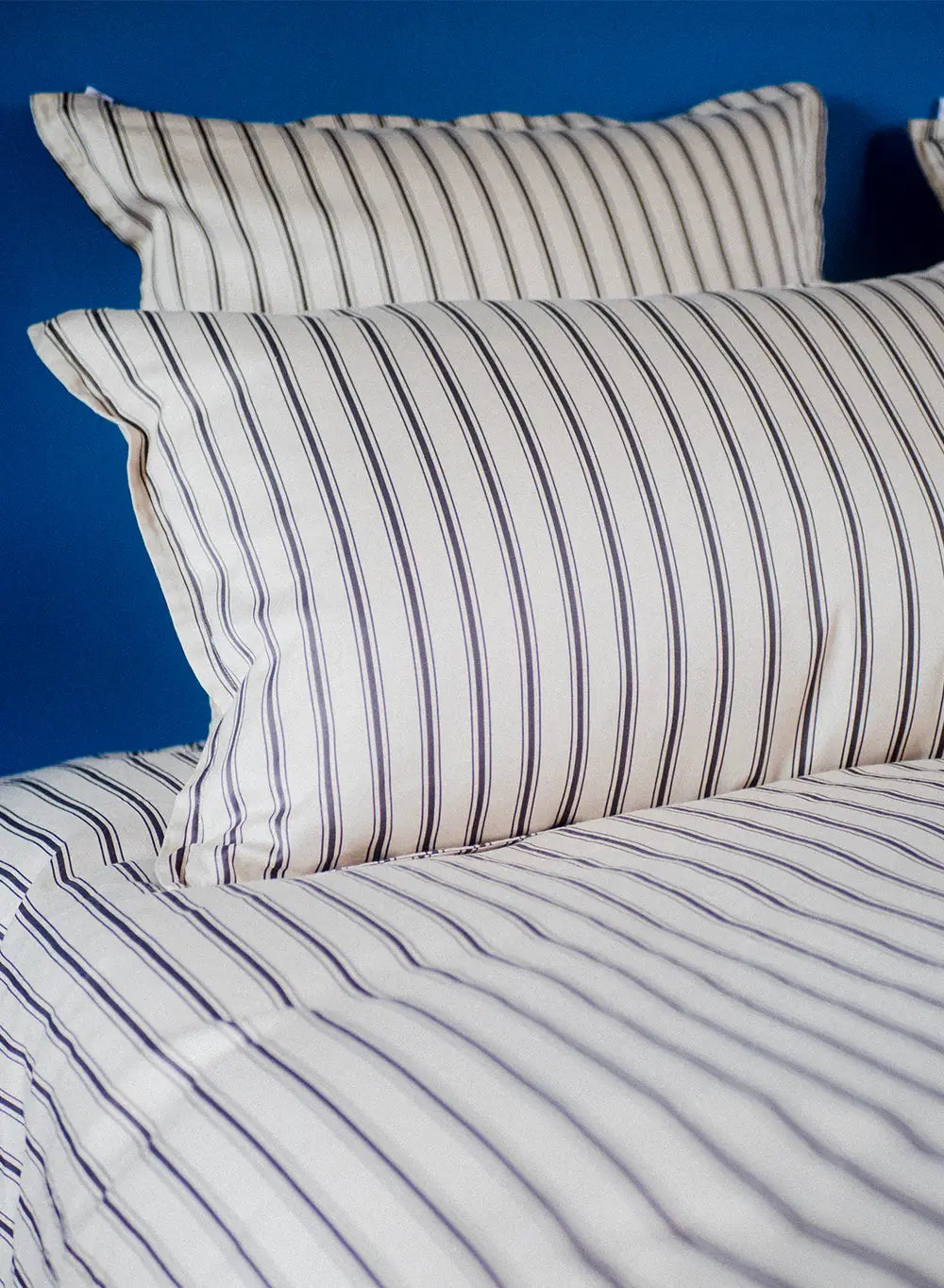 pyrenex-lily-lot-2-taies-d-oreiller-rayures-marron-cru-coton-tencel image 5
