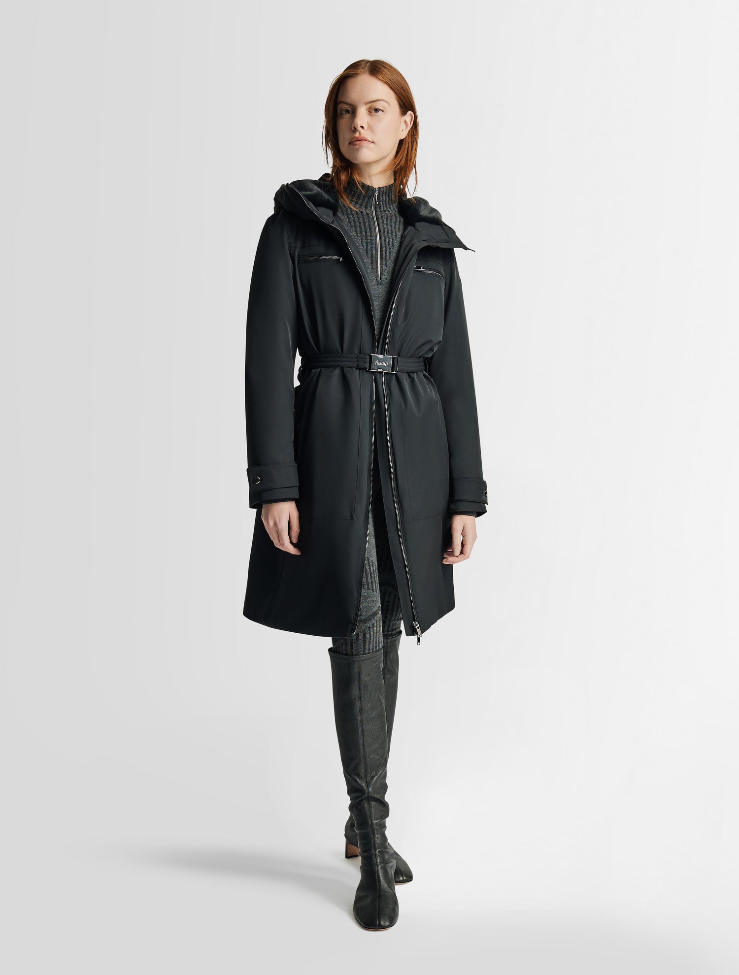 fusalp-parka-sha-s-mi-longue-duvet-femme-capuche-fourrure image 1