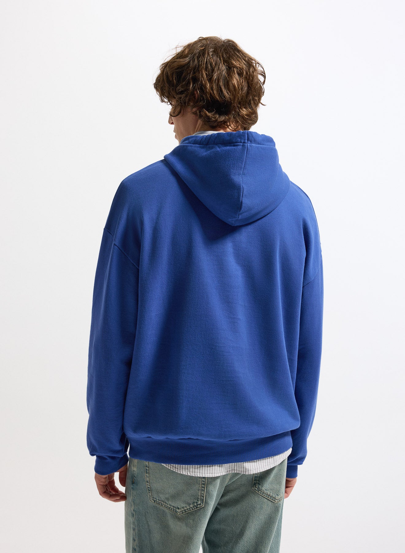 pyrenex-journey-sweat-capuche-unisexe-bleu-lectrique-en-coton-bio image 6