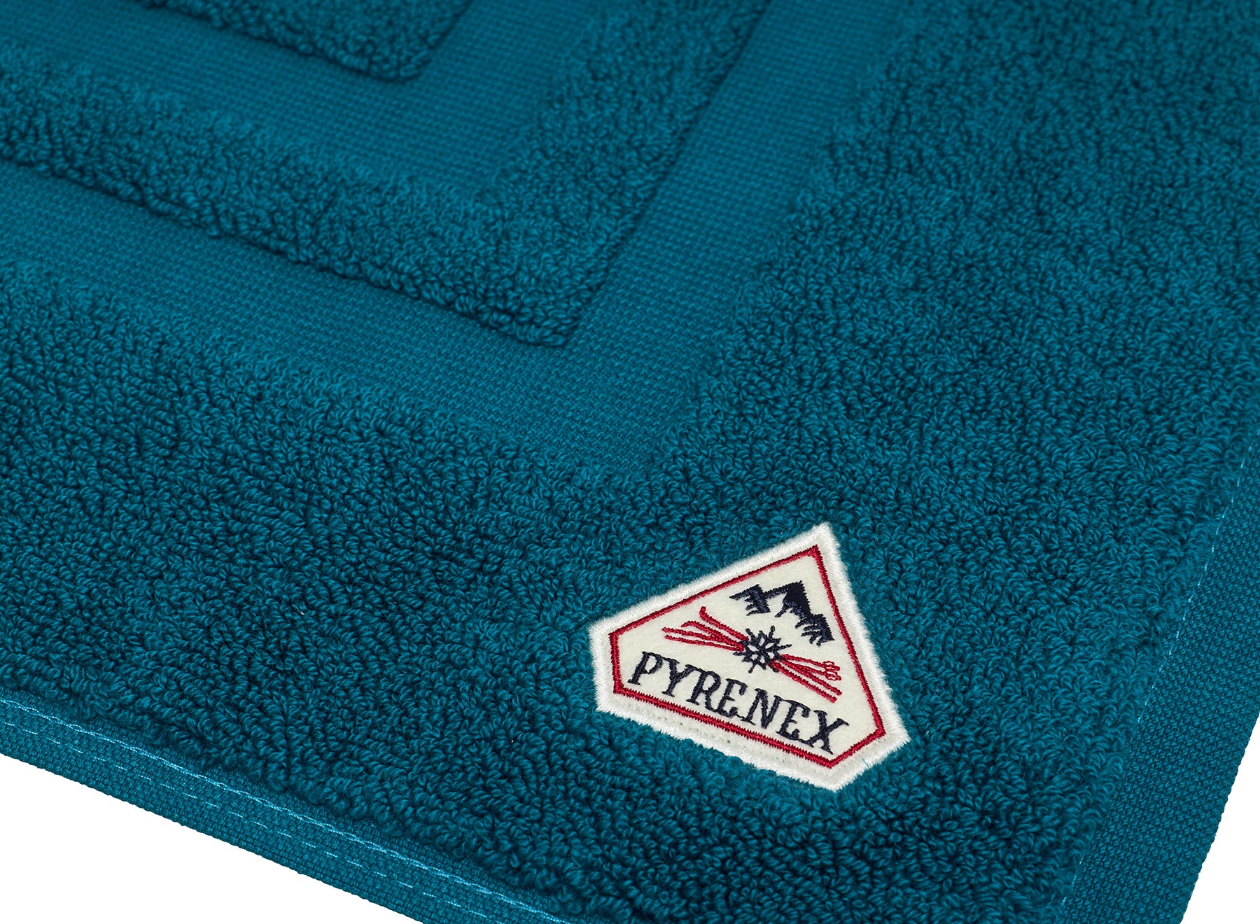 hana-tapis-de-bain-bleu-paon-100-coton-1000-g-m2 image 4