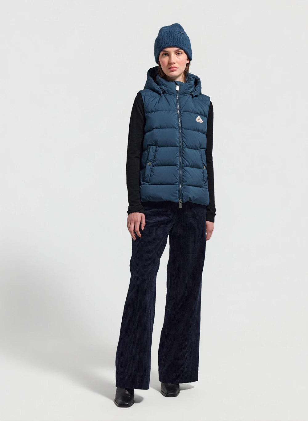 pyrenex-spoutnic-doudoune-sans-manches-femme-bleu-p-trole image 2