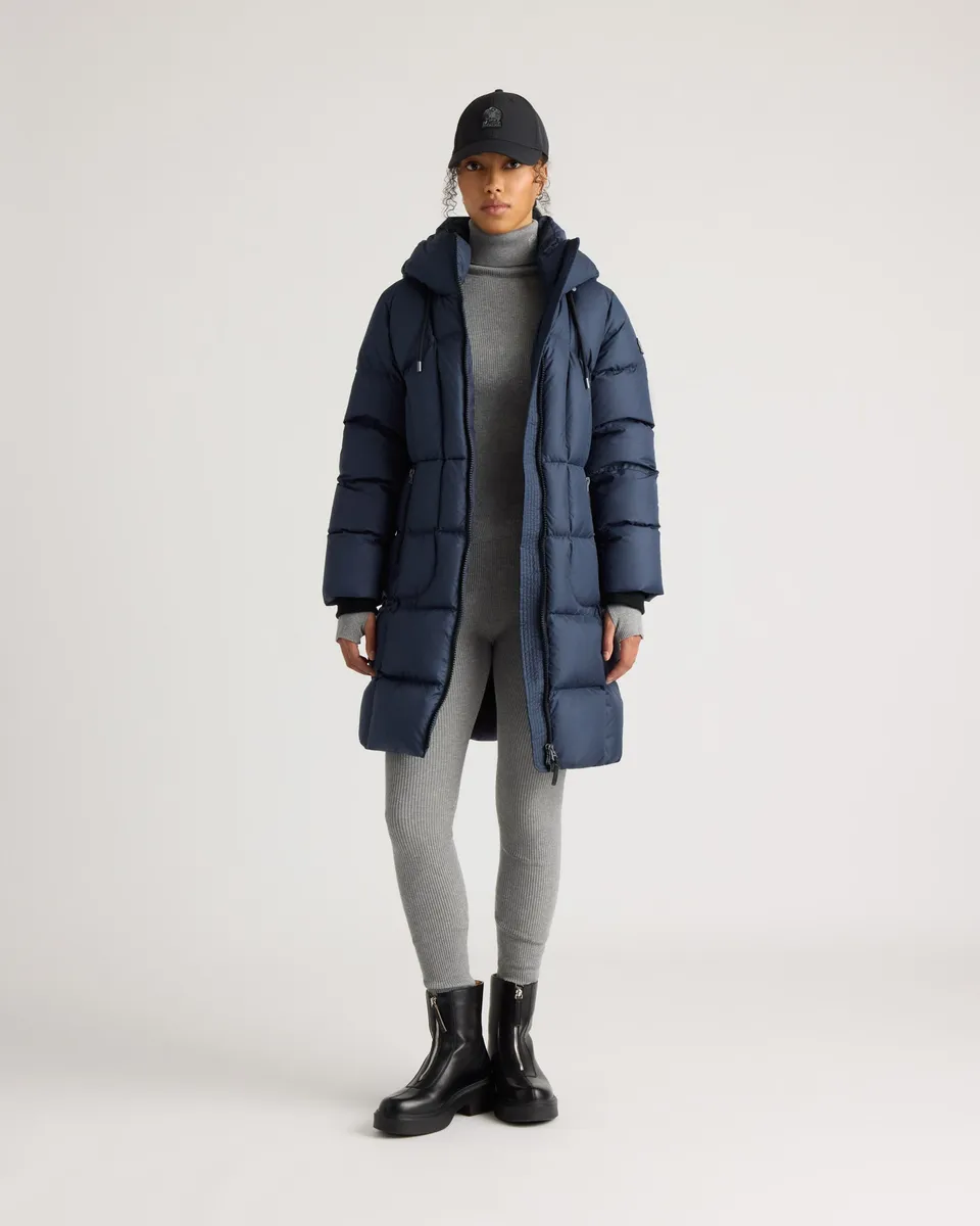 kanuk-notting-hill-manteau-long-matelass-ajust-femme-capuche image 1