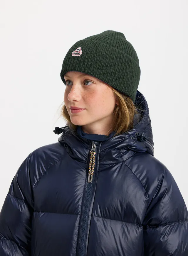 pyrenex-bonnet-enfant-roki-kaki-en-laine image 1