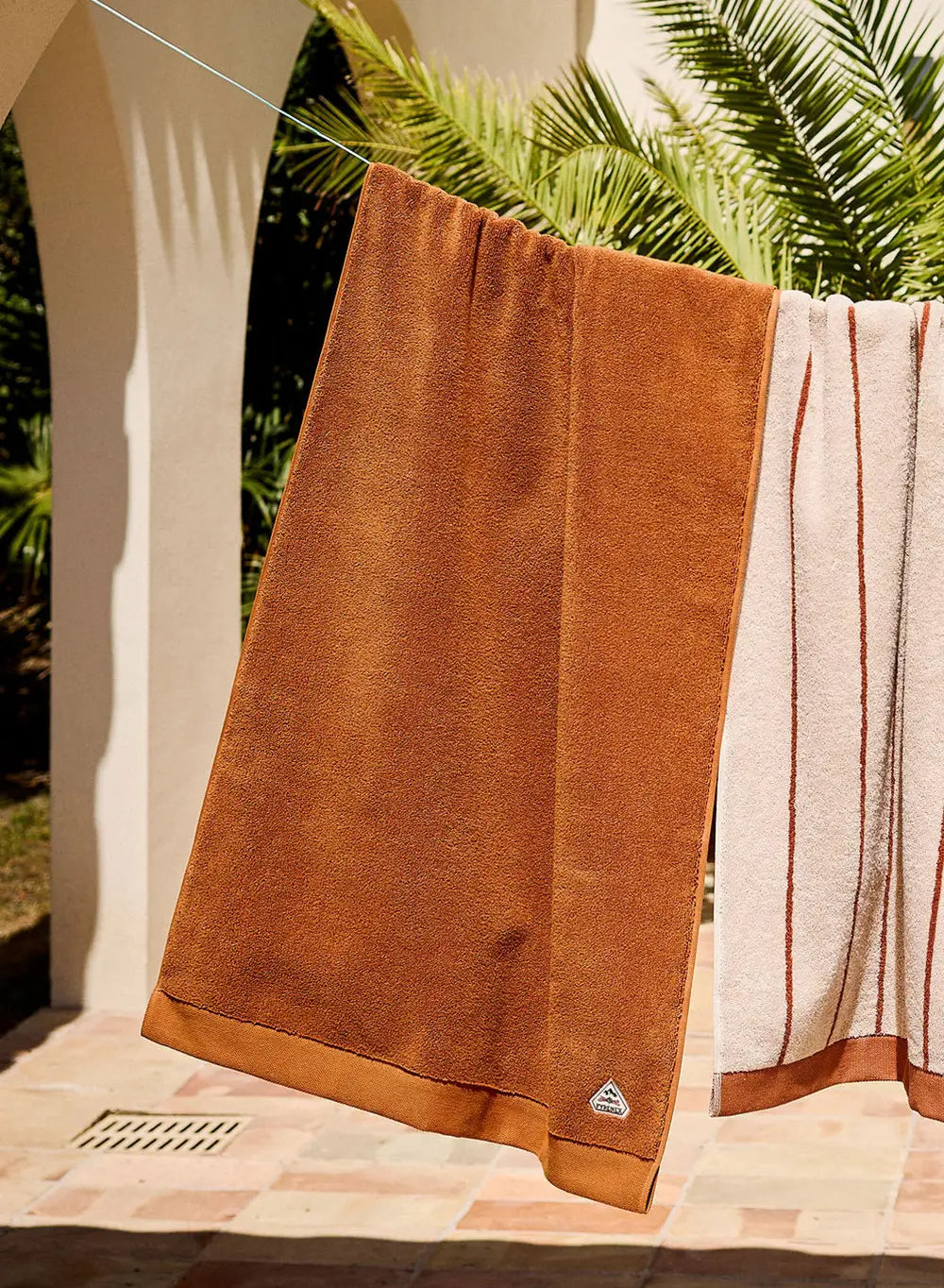 pyrenex-hana-maxi-drap-de-bain-ponge-600-g-m2-terracotta image 1