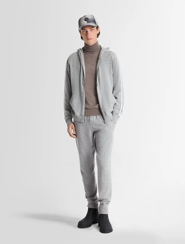 fusalp-gilet-noren-pull-capuche-laine-cachemire-rayures-manches image 1