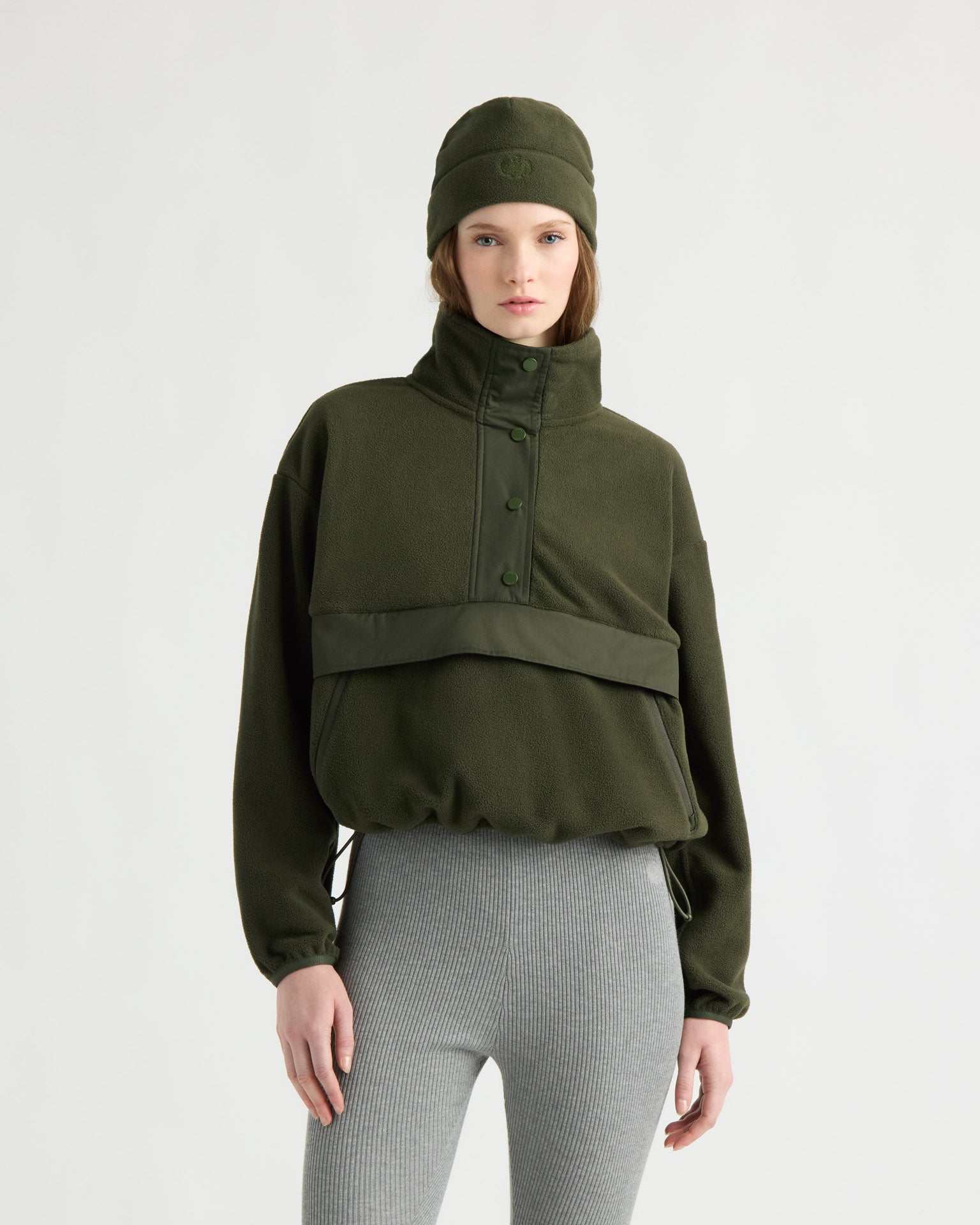 kanuk-pull-en-molleton-polaire-manouane-col-montant-poches-zipp-es image 3