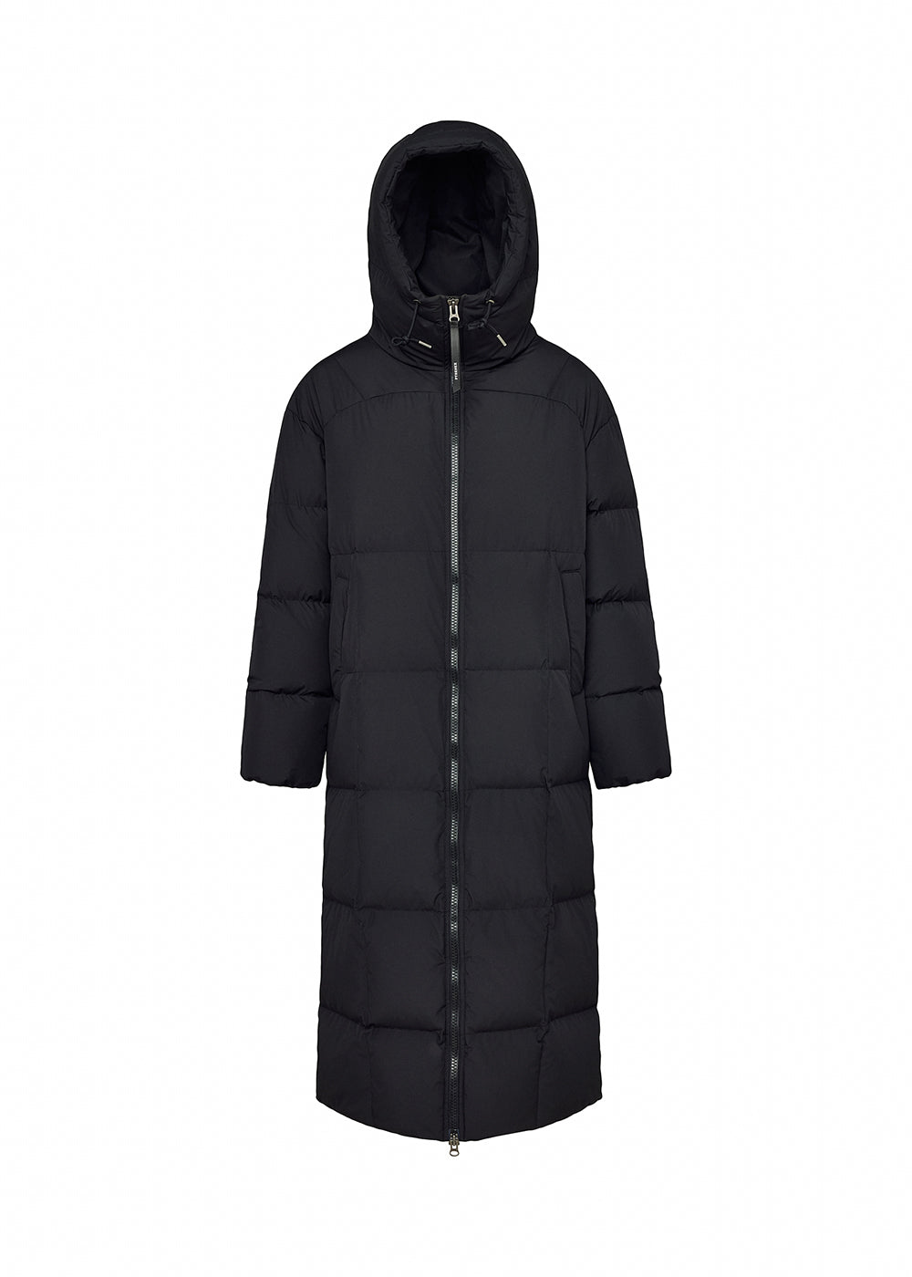 pyrenex-attract-doudoune-longue-femme-noire-duvet image 7