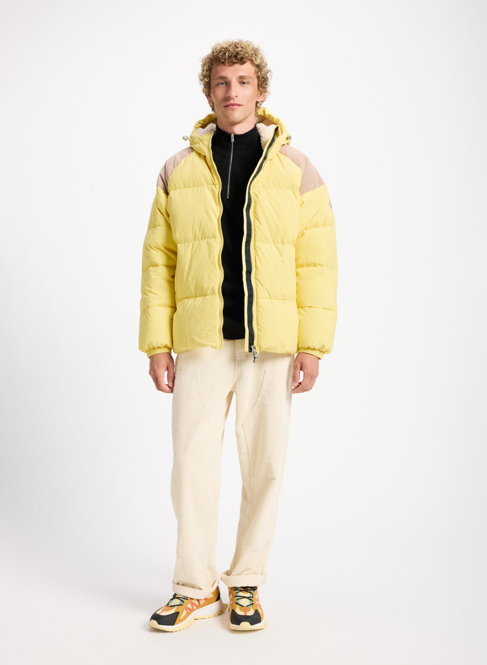 pyrenex-retro-sten-doudoune-unisexe-jaune-pastel image 3
