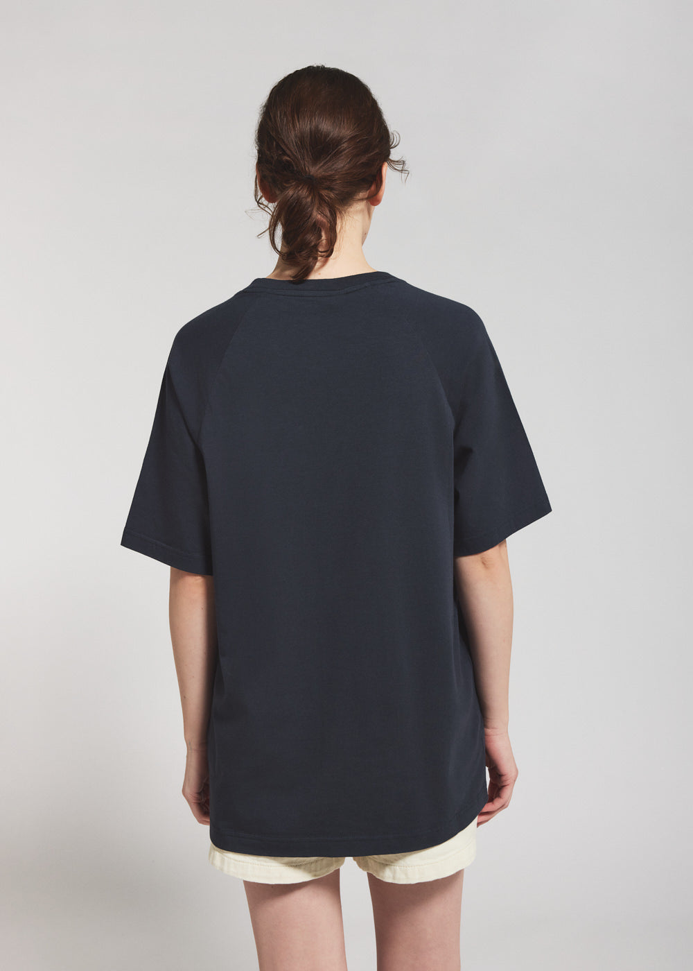 t-shirt-unisexe-en-coton-biologique-pyrenex-corto-bleu-marine image 4