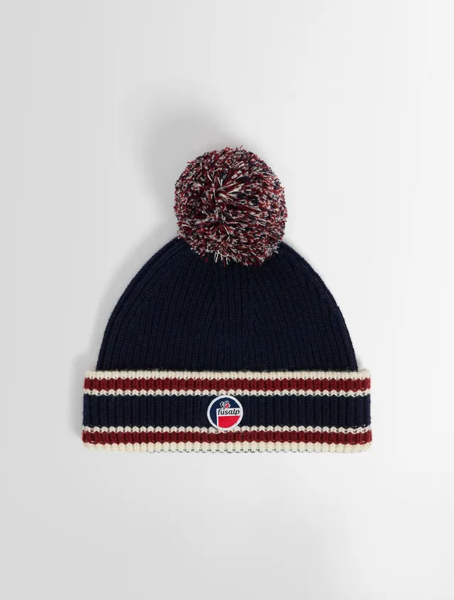 fusalp-pompon-bonnet-laine-et-cachemire-intarsia image 1
