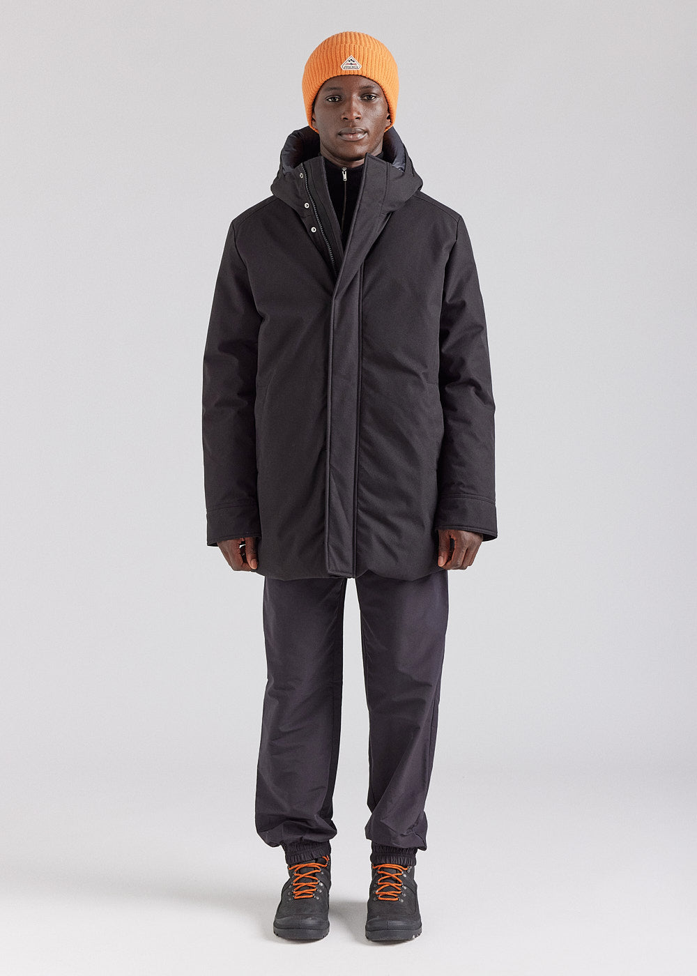 parka-mi-longue-homme-pyrenex-balme-noire-duvet image 2