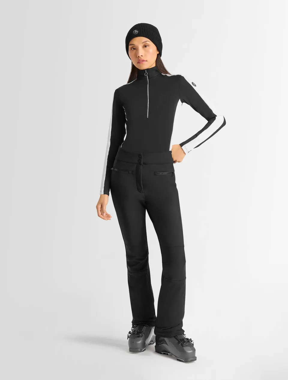 fusalp-sous-pull-negam-col-zipp-powerstretch image 1