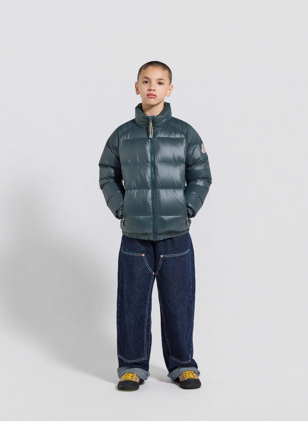 doudoune-enfant-pyrenex-vintage-mythic-vert-fonc image 4