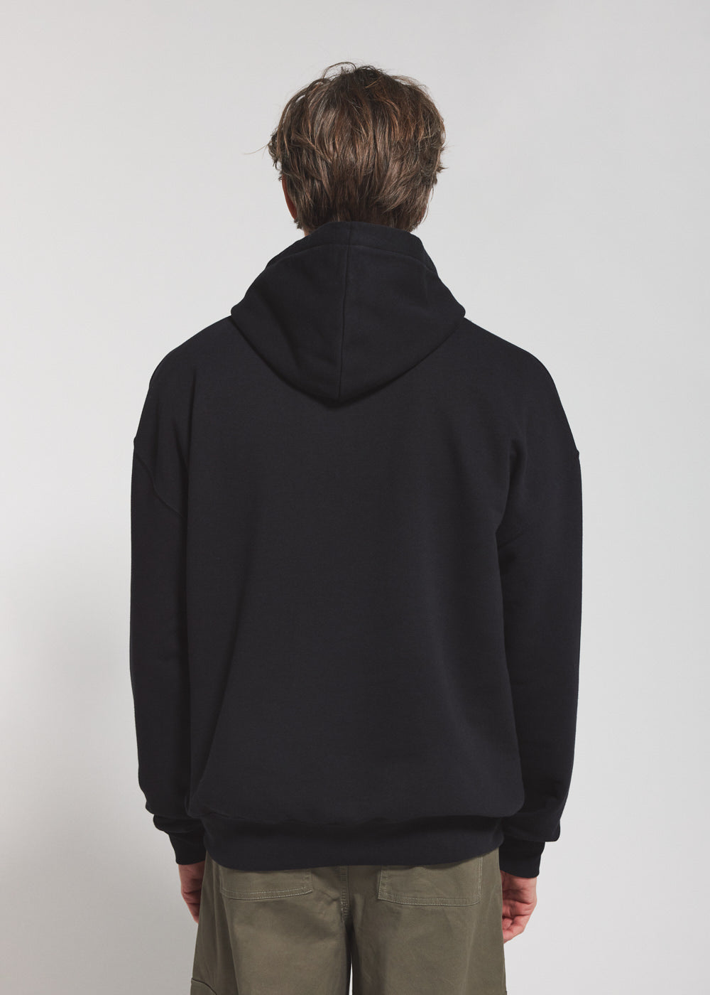 pyrenex-sierra-pullover-unisexe-capuche-coton-bio-noir image 3