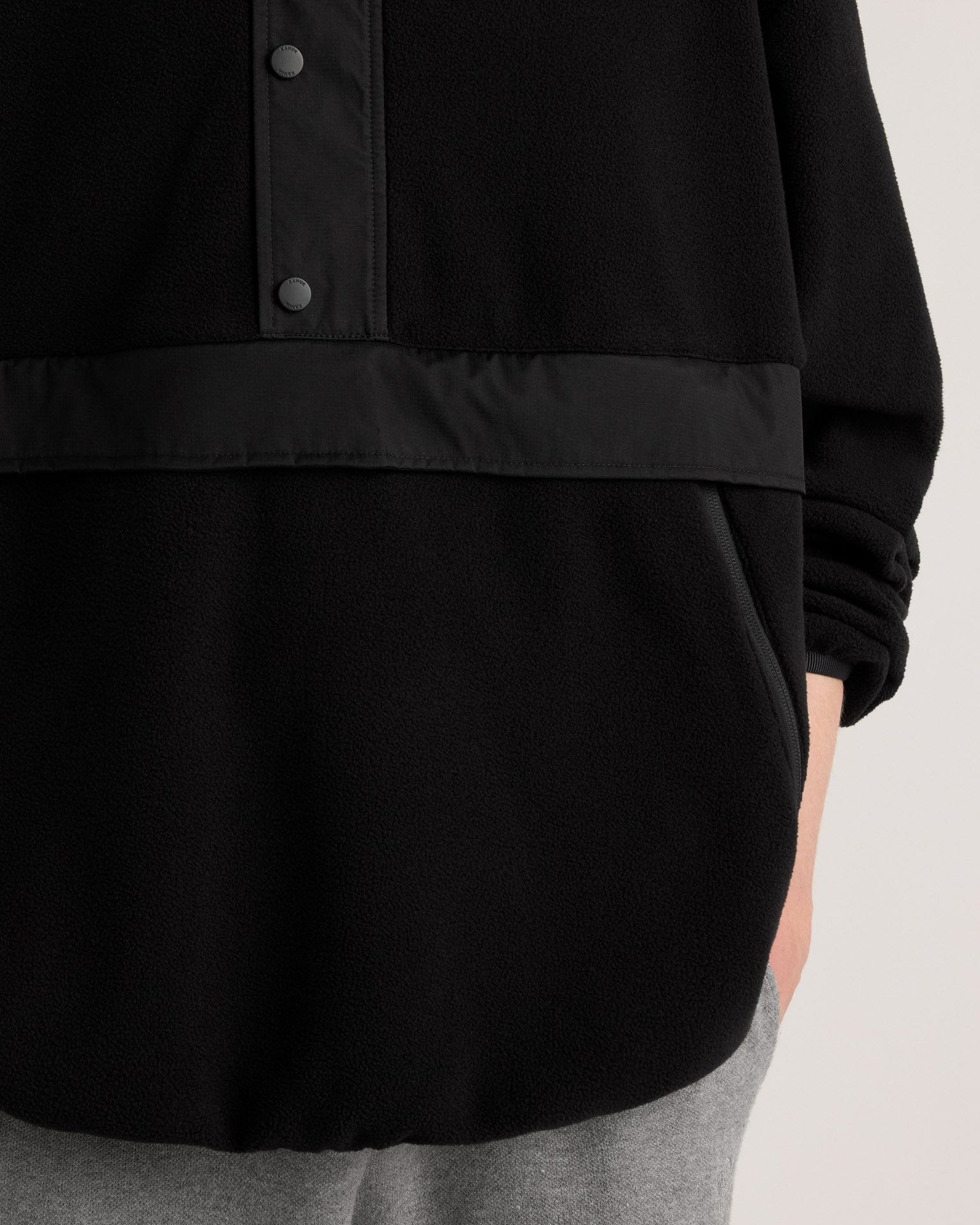 kanuk-pull-albanel-homme-molleton-polaire-col-montant-poches image 5
