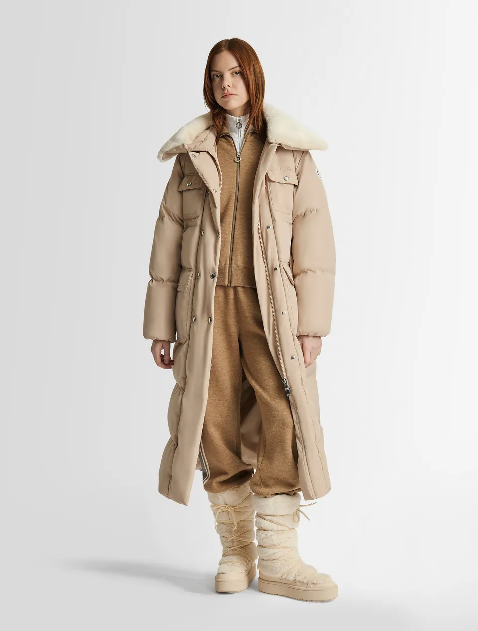 fusalp-vlavi-manteau-doudoune-longue-duvet-ceinture image 1