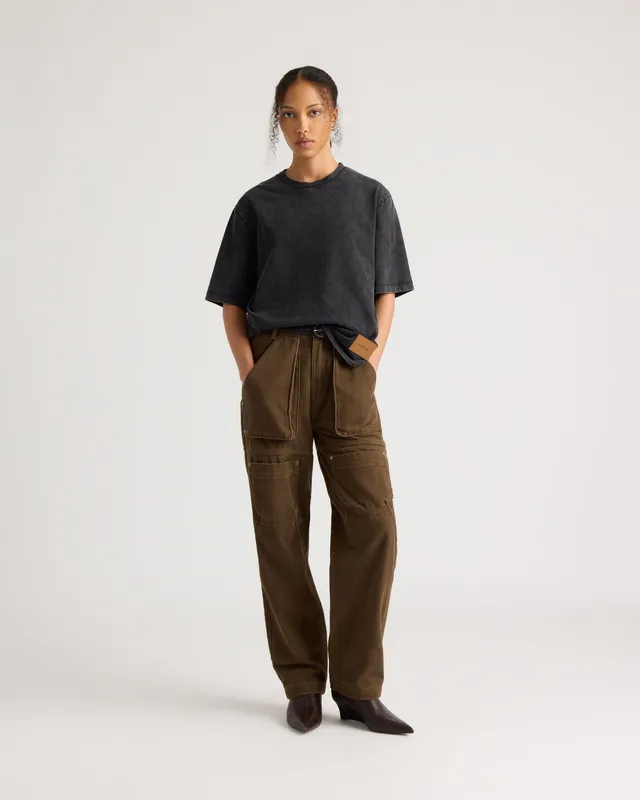 kanuk-kiamika-pantalon-cargo-en-serg-jambe-ballon-femme-2 image 1