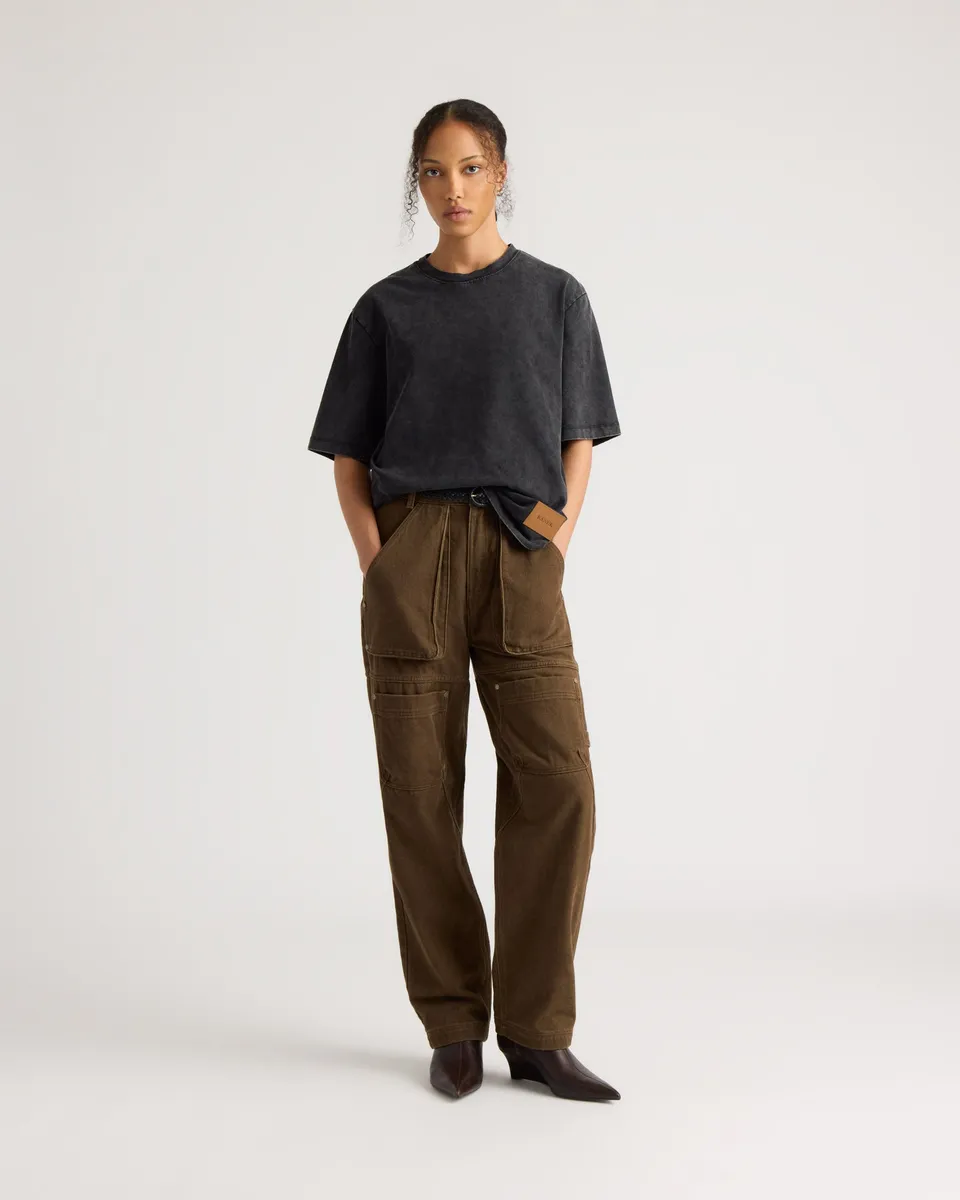 kanuk-kiamika-pantalon-cargo-en-serg-jambe-ballon-femme-2 image 1